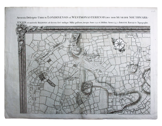 Rocque’s Environs of Wembley from ‘London… & The Country Near Ten Miles Round’