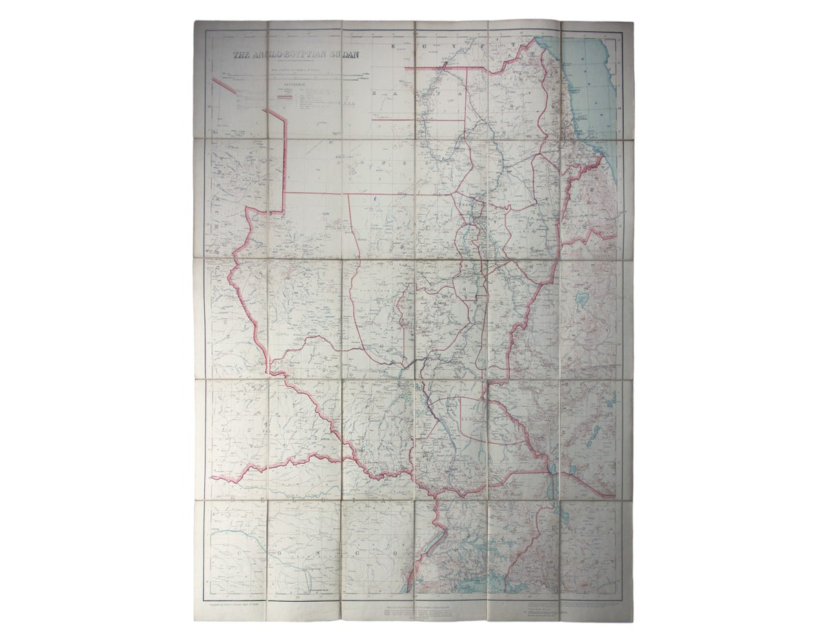 War Office Map of Anglo-Egyptian Sudan