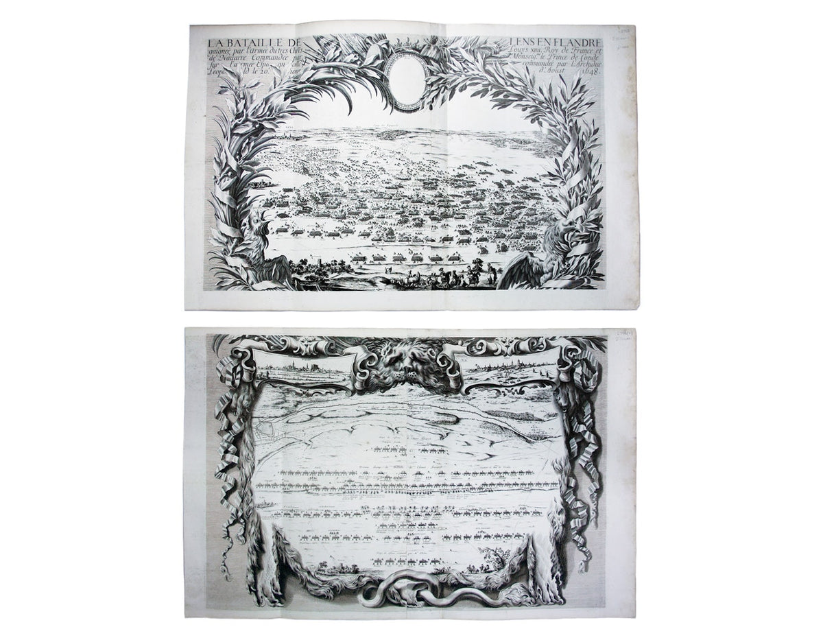 Plan of the Battle of Lens, 1648