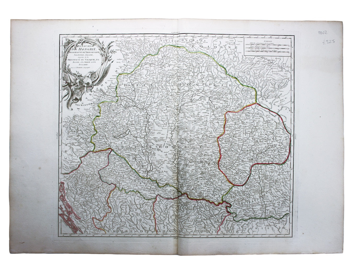 Robert de Vaugondy’s Map of Hungary & Southeastern Europe