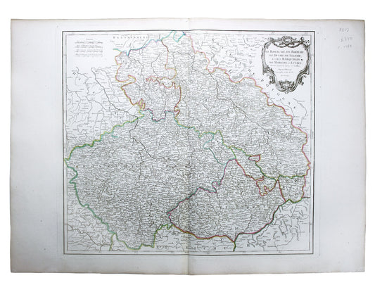 Robert de Vaugondy’s Map of the Czech Republic