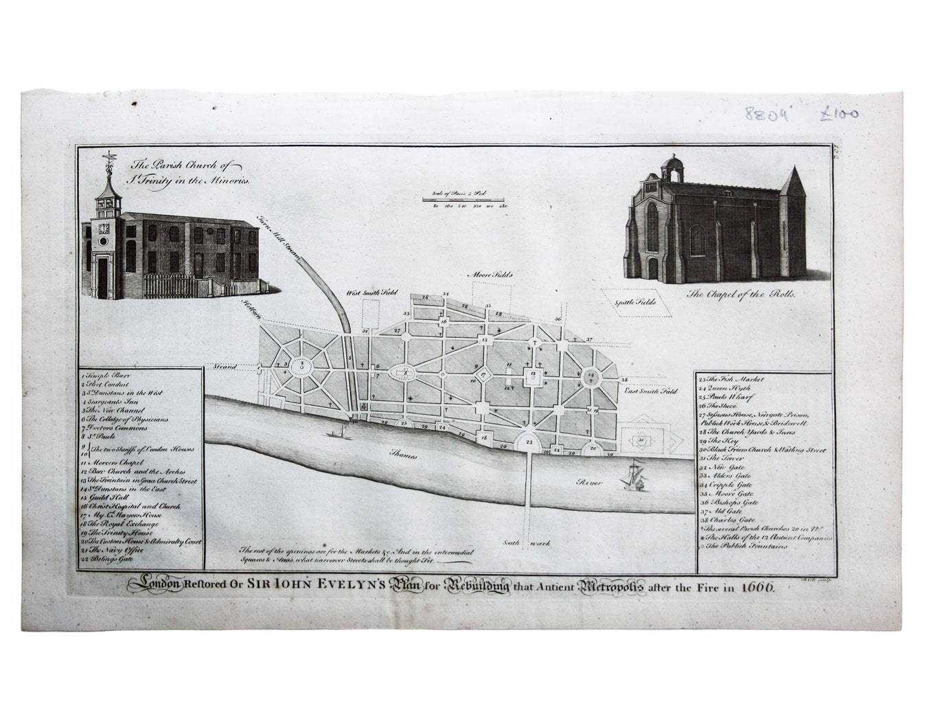 Evelyn’s Plan for Rebuilding London after the Great Fire