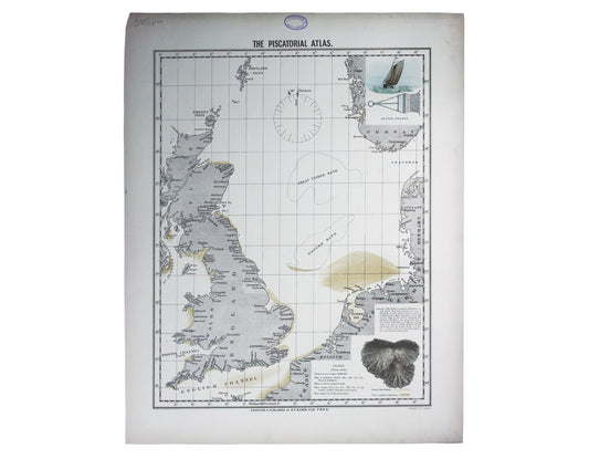Olsen’s Chart of Oyster Stocks in British Waters