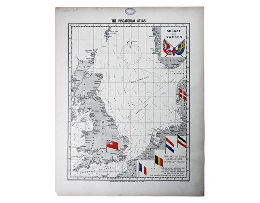 Olsen’s Chart of Tides in The North Sea & British Waters
