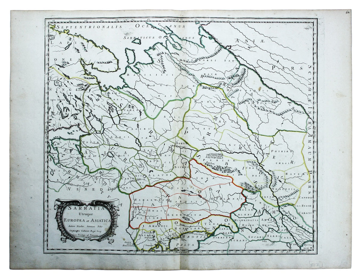 Sanson’s Map of Ancient Sarmatia