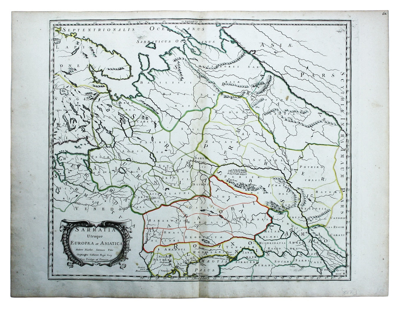 Sanson’s Map of Ancient Sarmatia