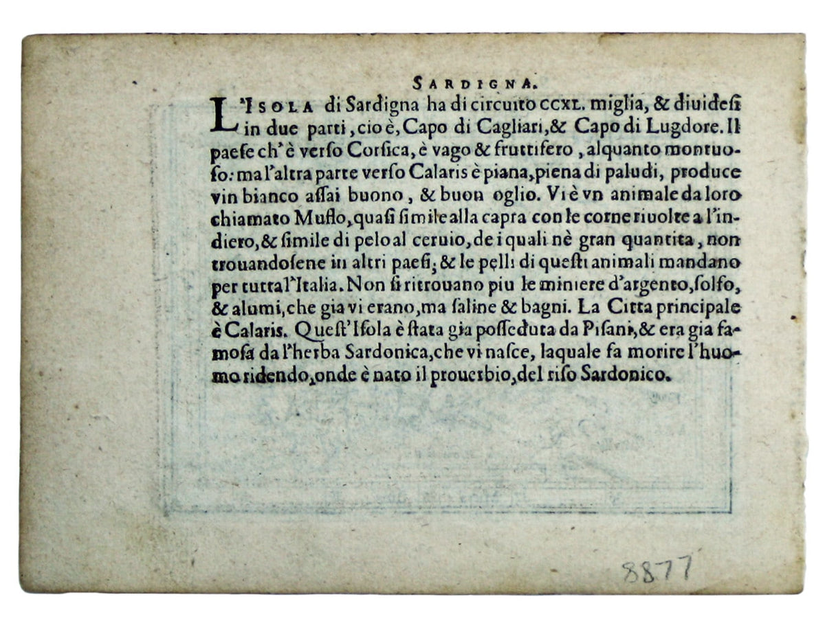Ortelius’ Miniature Map of Sicily