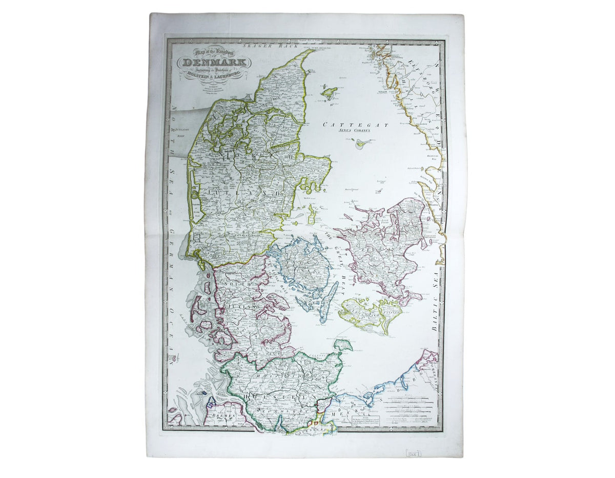 Wyld’s Map of Denmark — Bryars & Bryars
