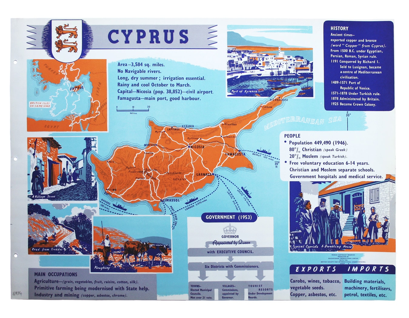 The Empire Information Project Map of Cyprus
