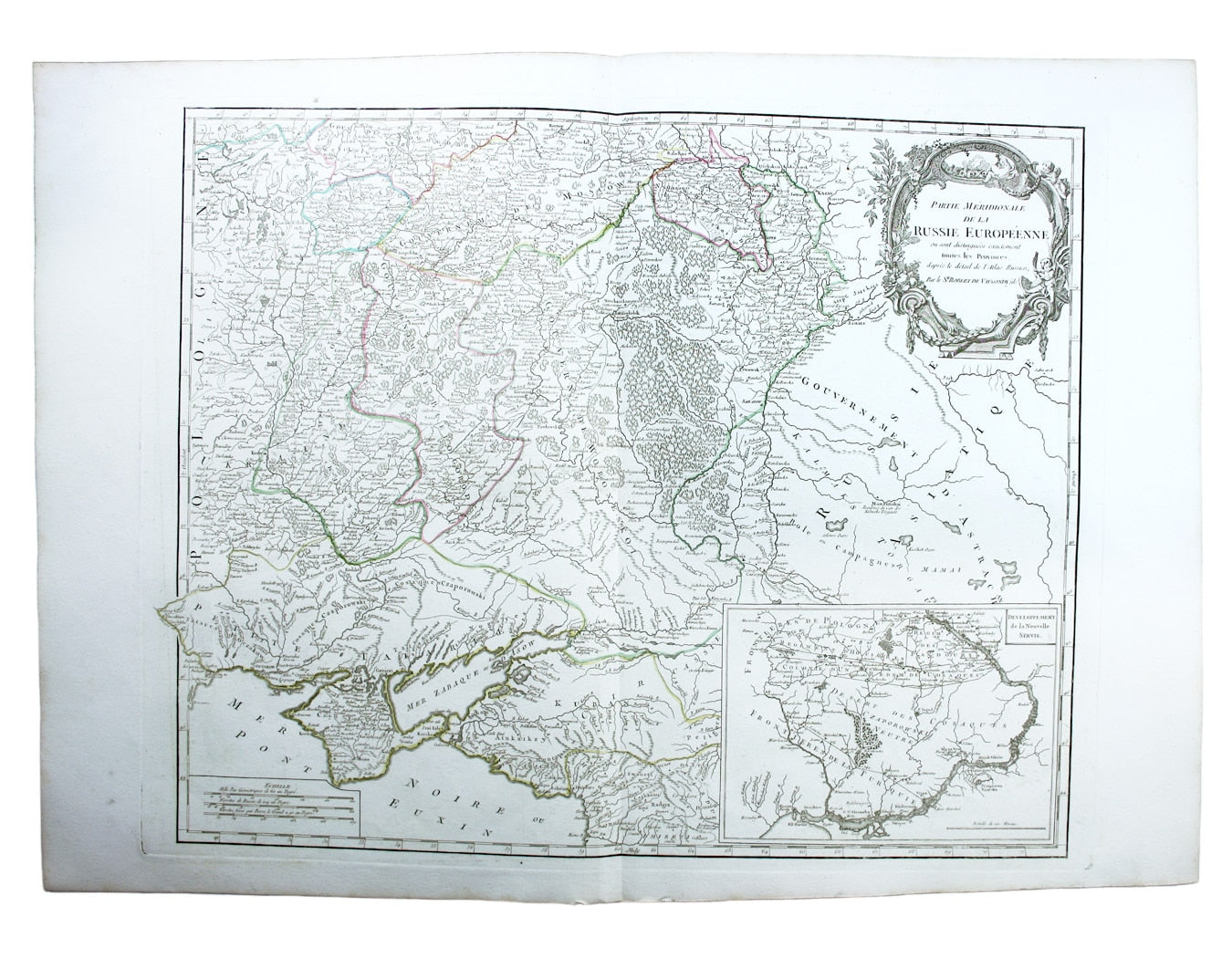Robert de Vaugondy’s Map of Southern Russia in Europe