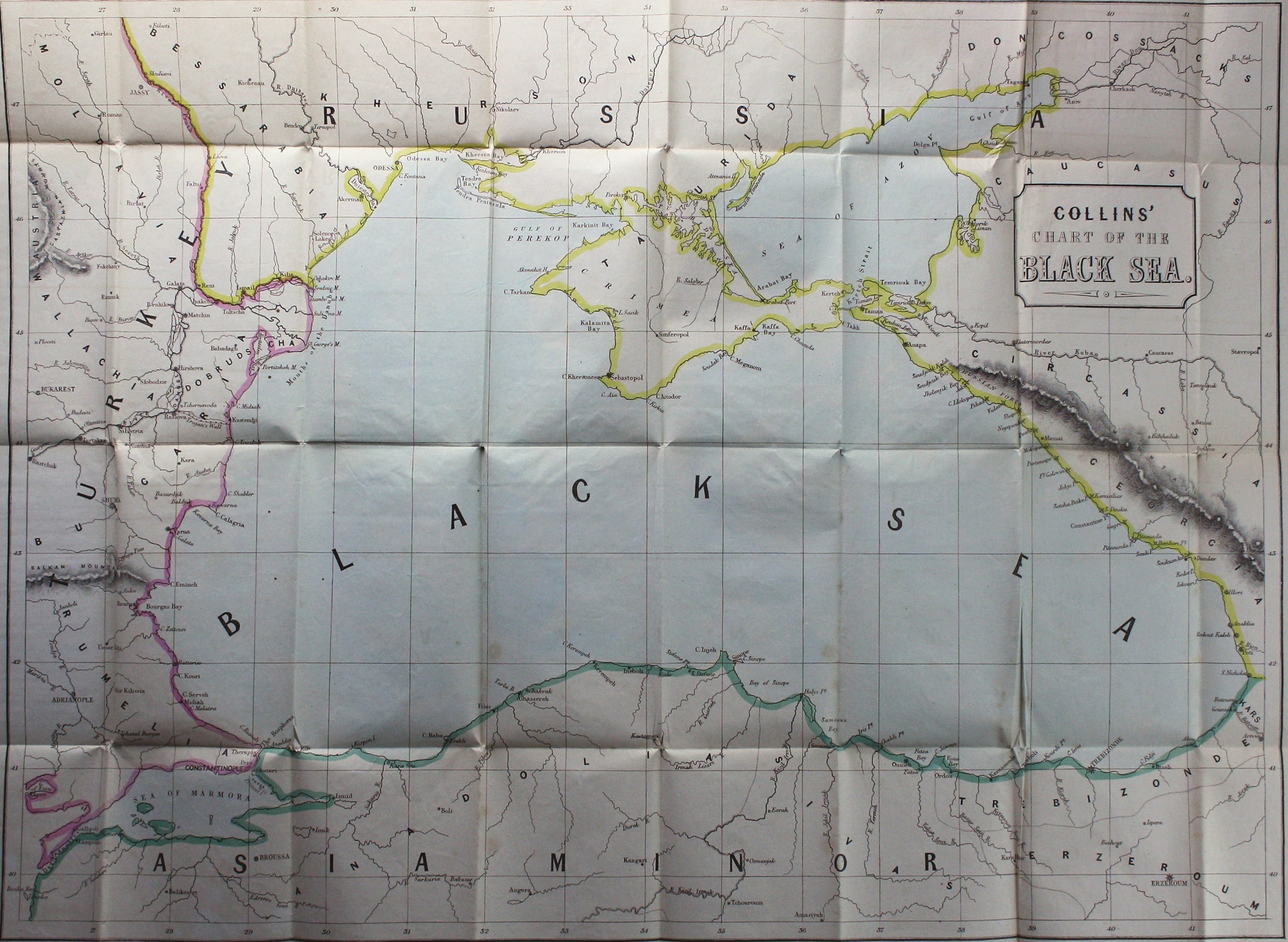 Collins’ Chart of the Black Sea