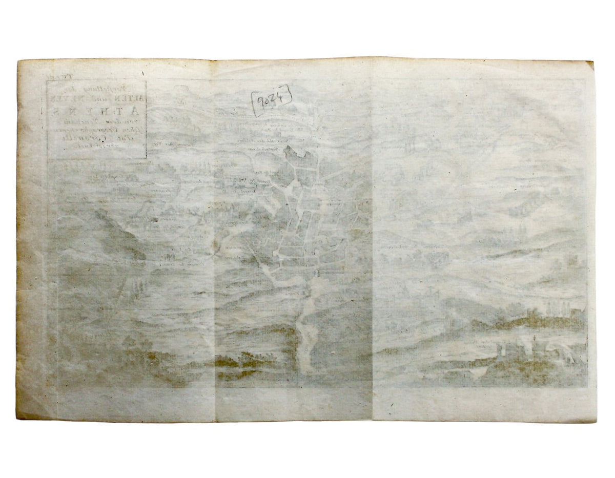 Coronelli’s Map of Athens, a German Edition