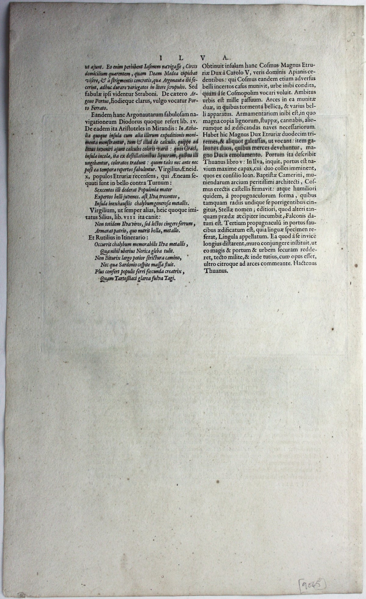 Blaeu’s Map of Elba