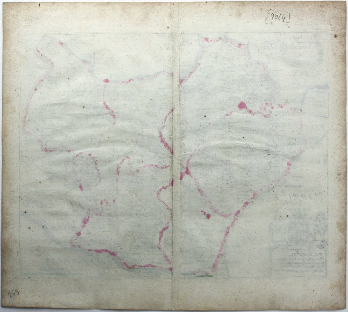 Blome’s Map of Leicestershire