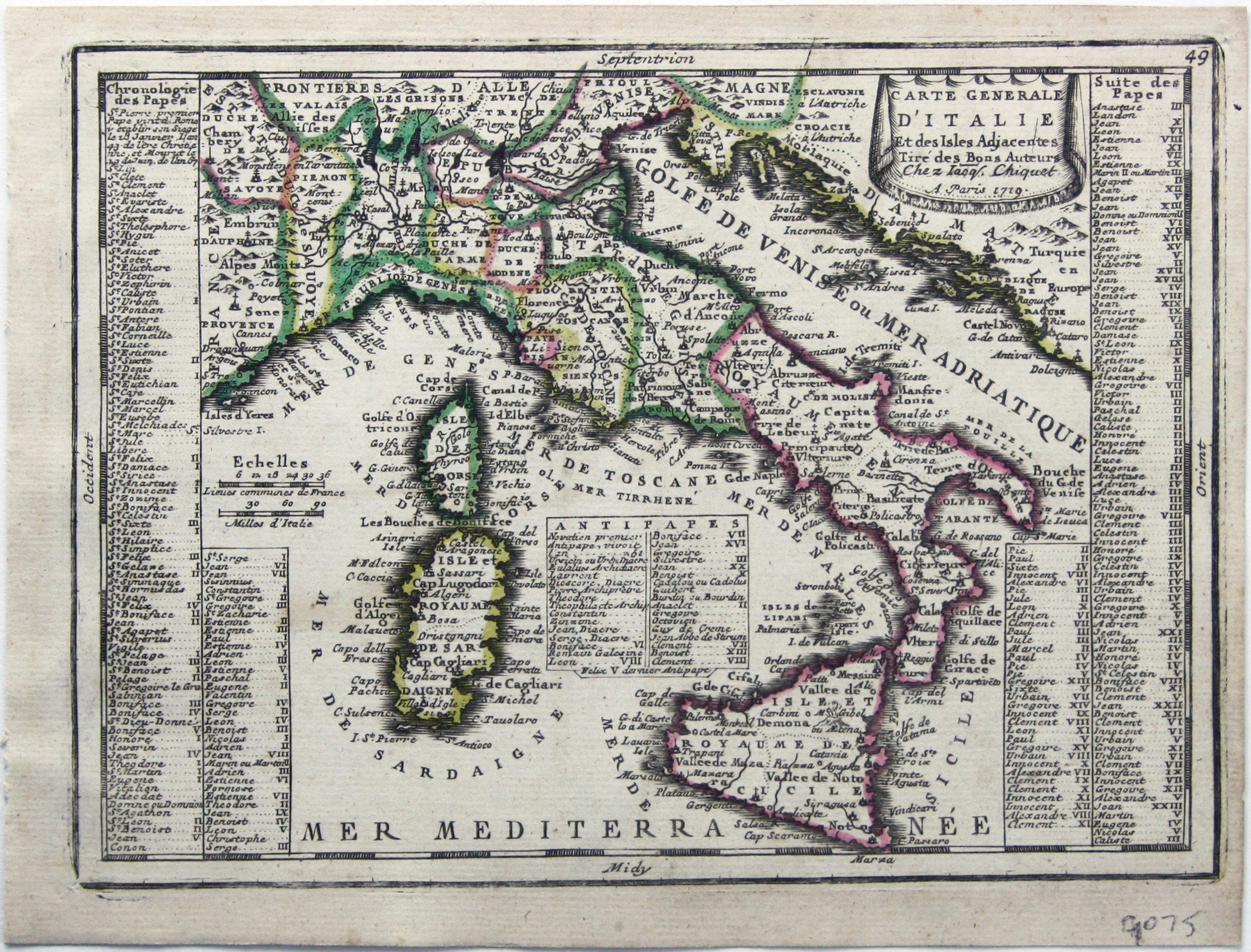 Chiquet’s Map of Italy