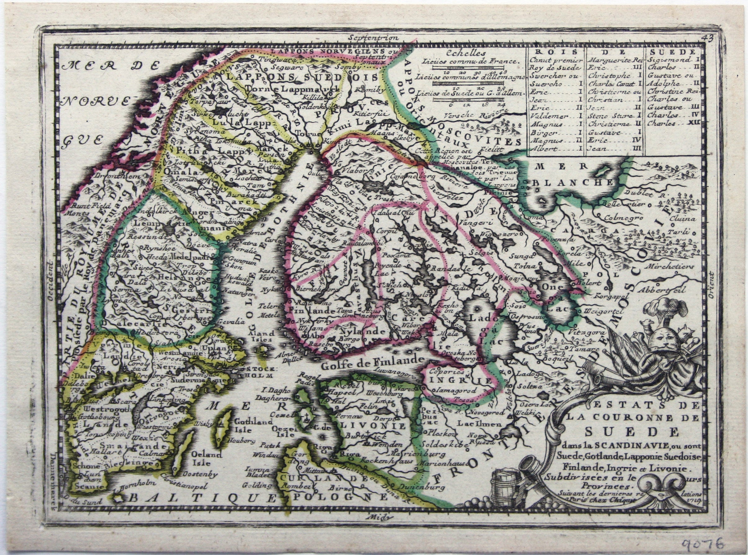 Chiquet’s Map of Sweden