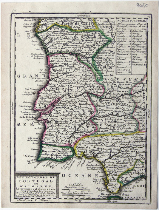 Chiquet’s Map of Portugal