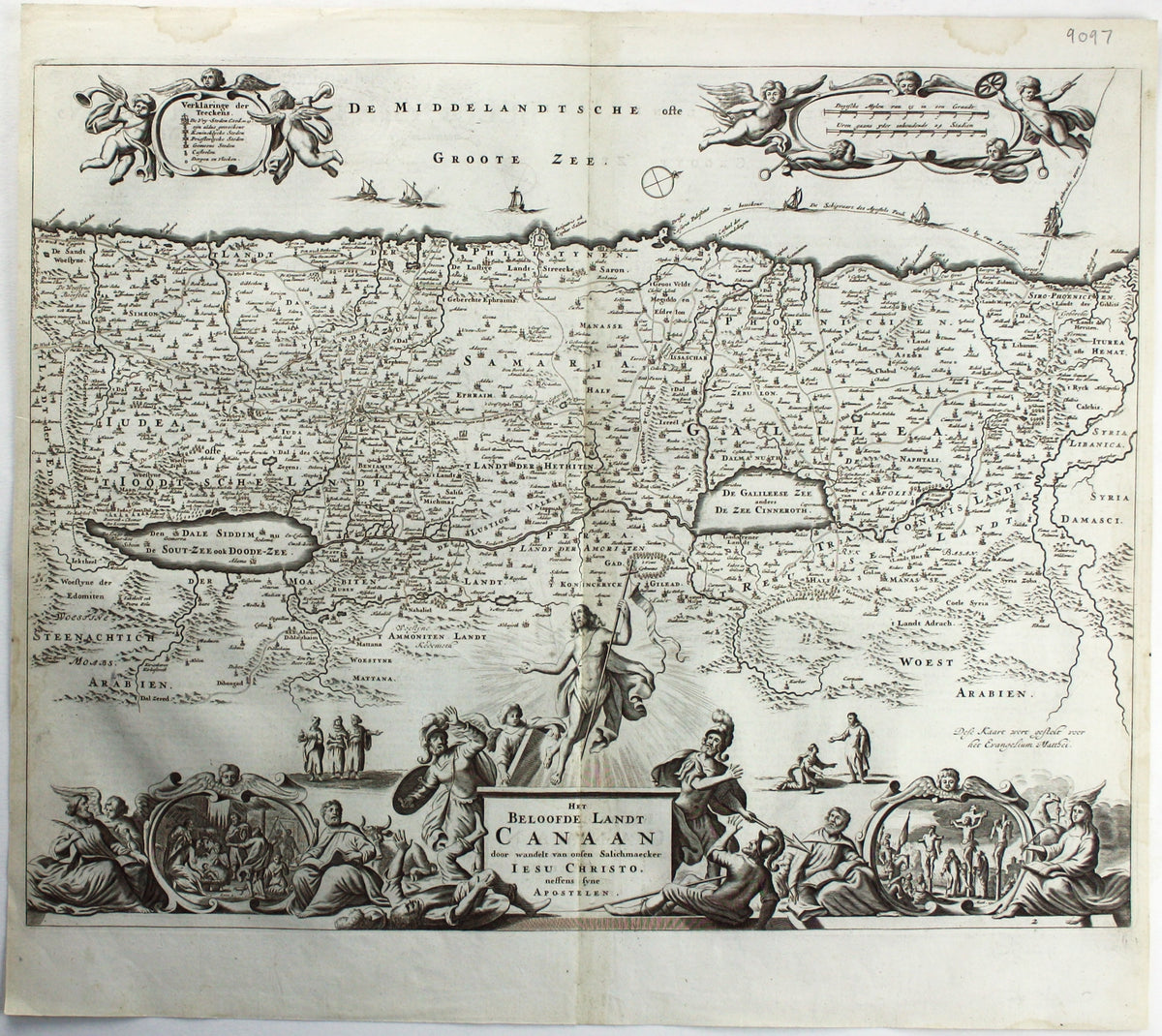 Stoopendaal’s New Testament Map of the Holy Land