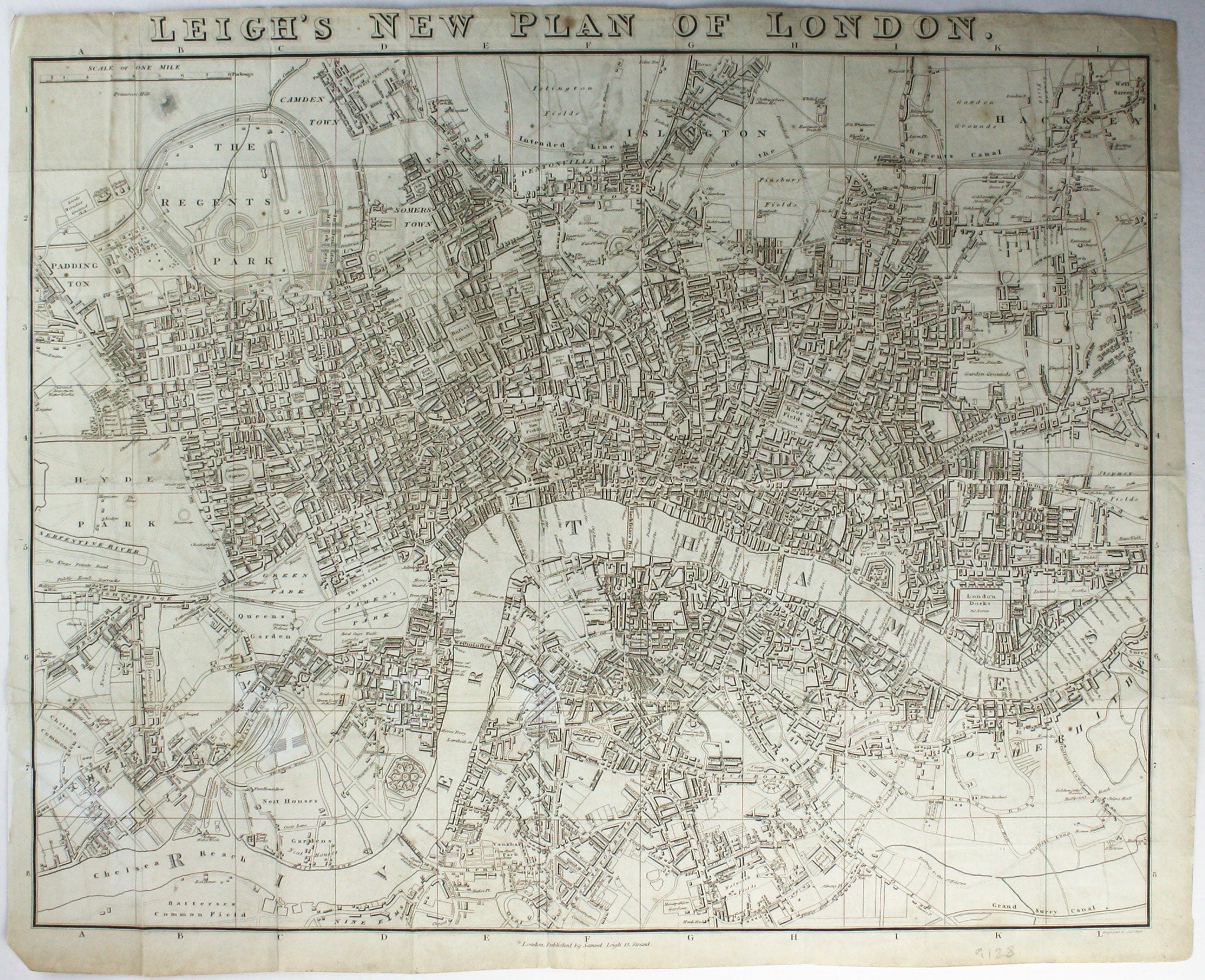 Leigh’s Map of London
