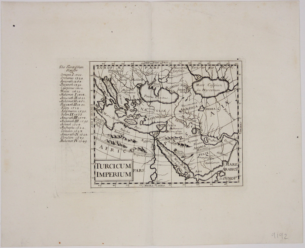 Wagner’s Map of the Ottoman Empire