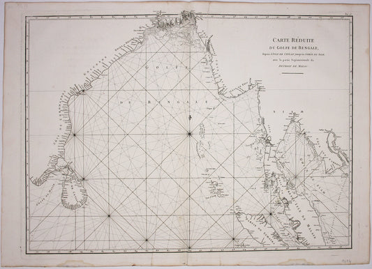 Mannevillette’s Chart of the Bay of Bengal