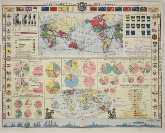 Navy League Pocket Map of the British Empire