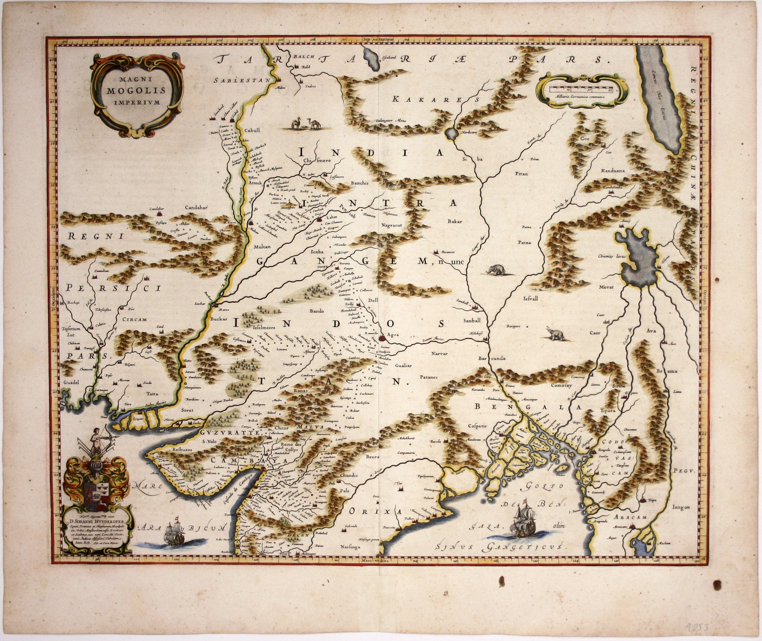 Blaeu’s Map of the Mughal Empire