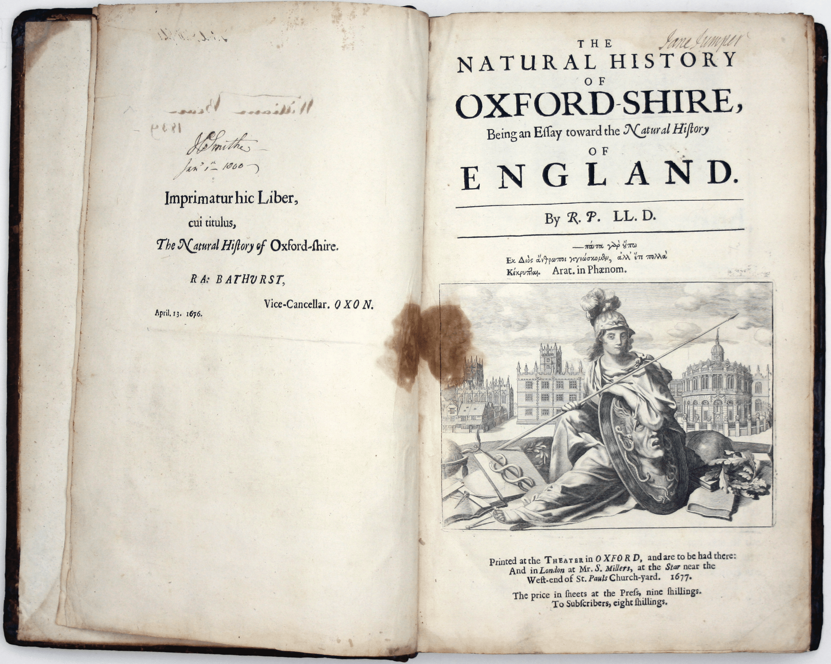 Plot’s Oxfordshire – First Edition