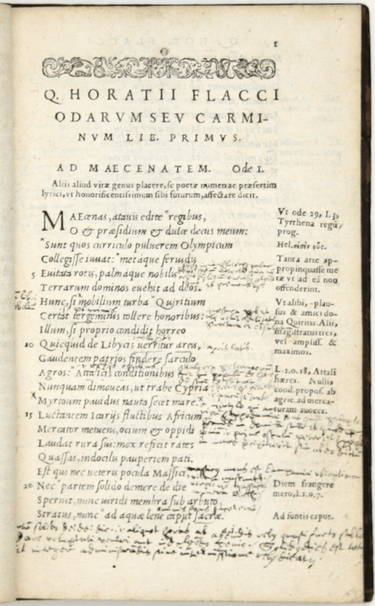 Estienne’s Horace