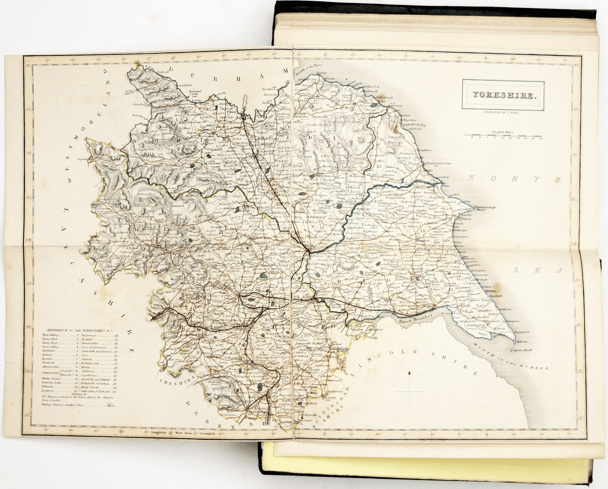 Hall’s Travelling County Atlas – First Edition