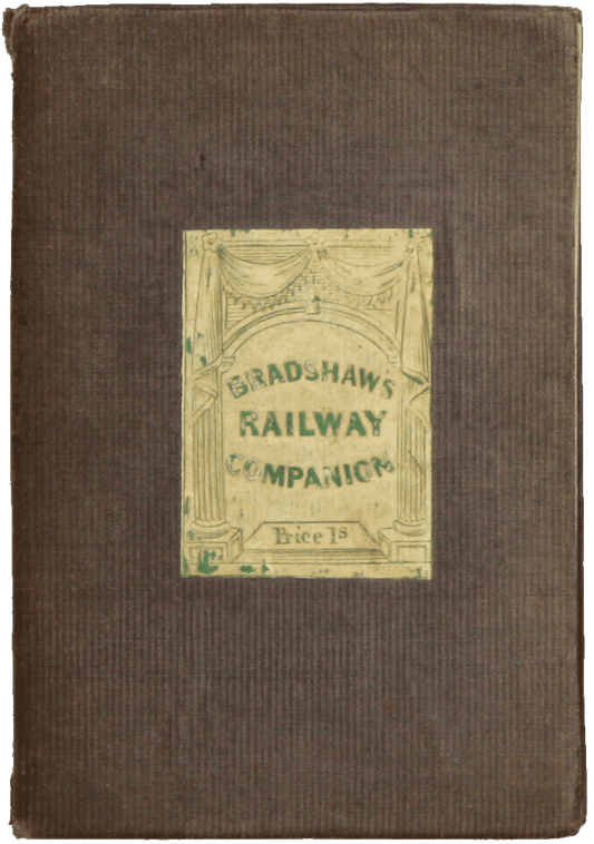 Early Bradshaw Railway Timetable