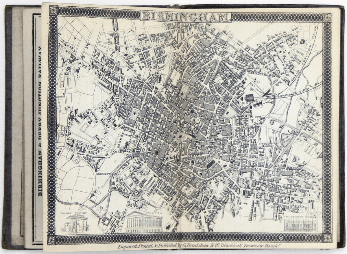 Early Bradshaw Railway Timetable