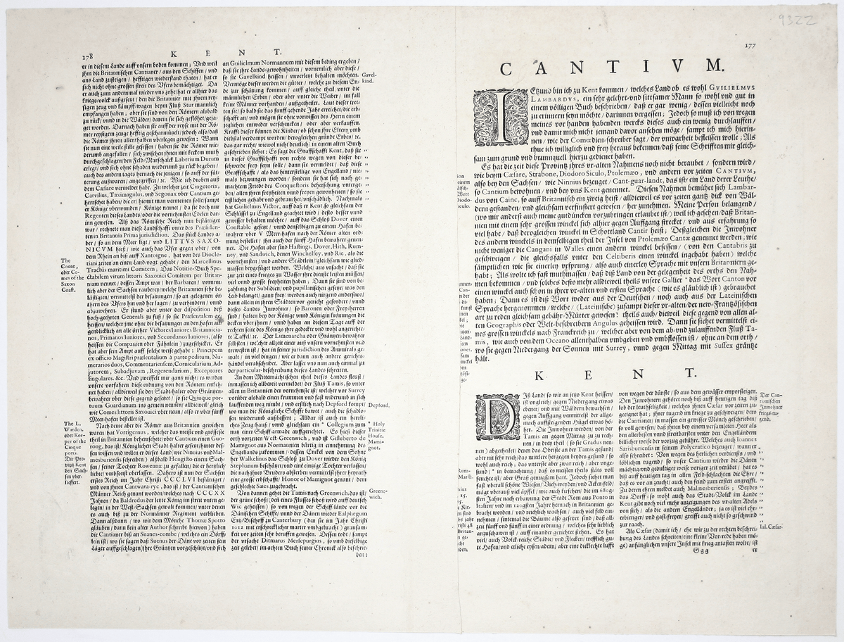 Blaeu’s Map of Kent
