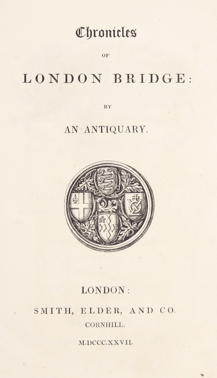 Thomson’s Chronicles of London Bridge