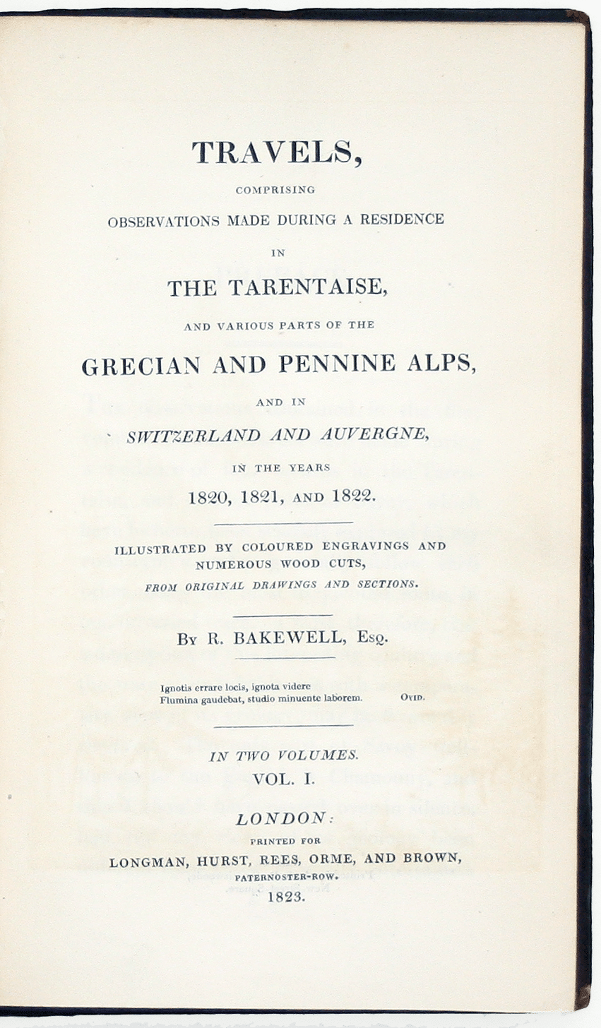 Bakewell’s European Travels