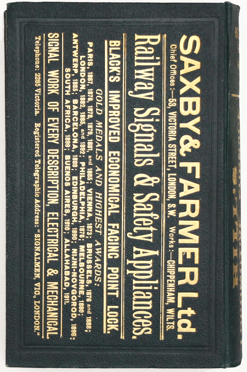 Bradshaw’s Railway Manual for 1914