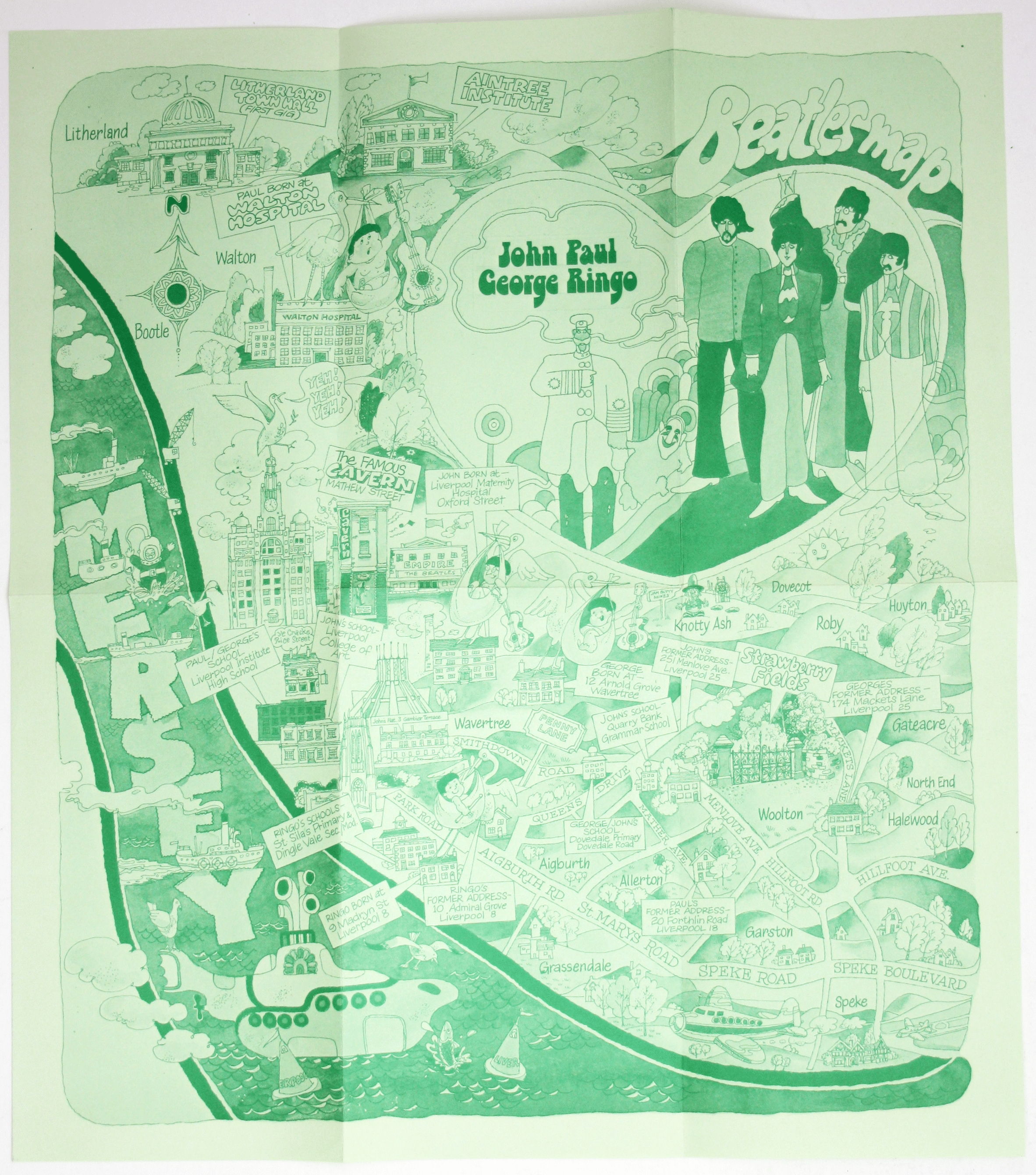 The Beatles Map of Liverpool