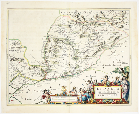 Blaeu’s Map of Liddesdale