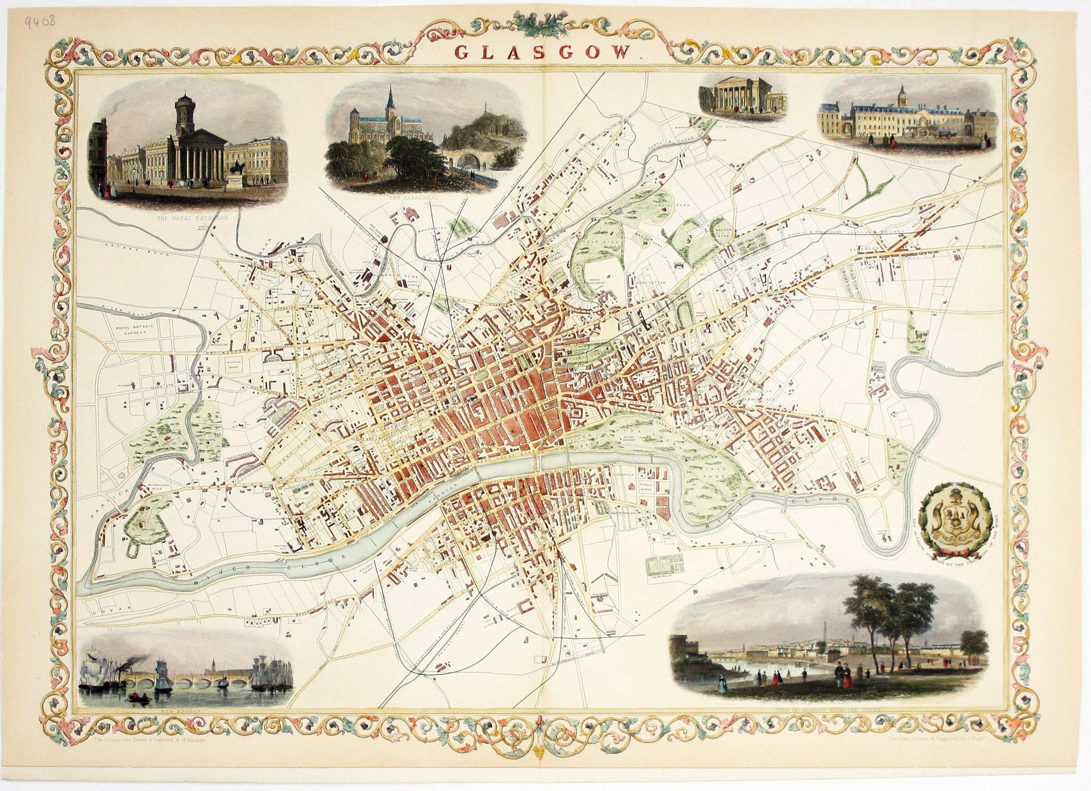 Tallis’ Map of Glasgow
