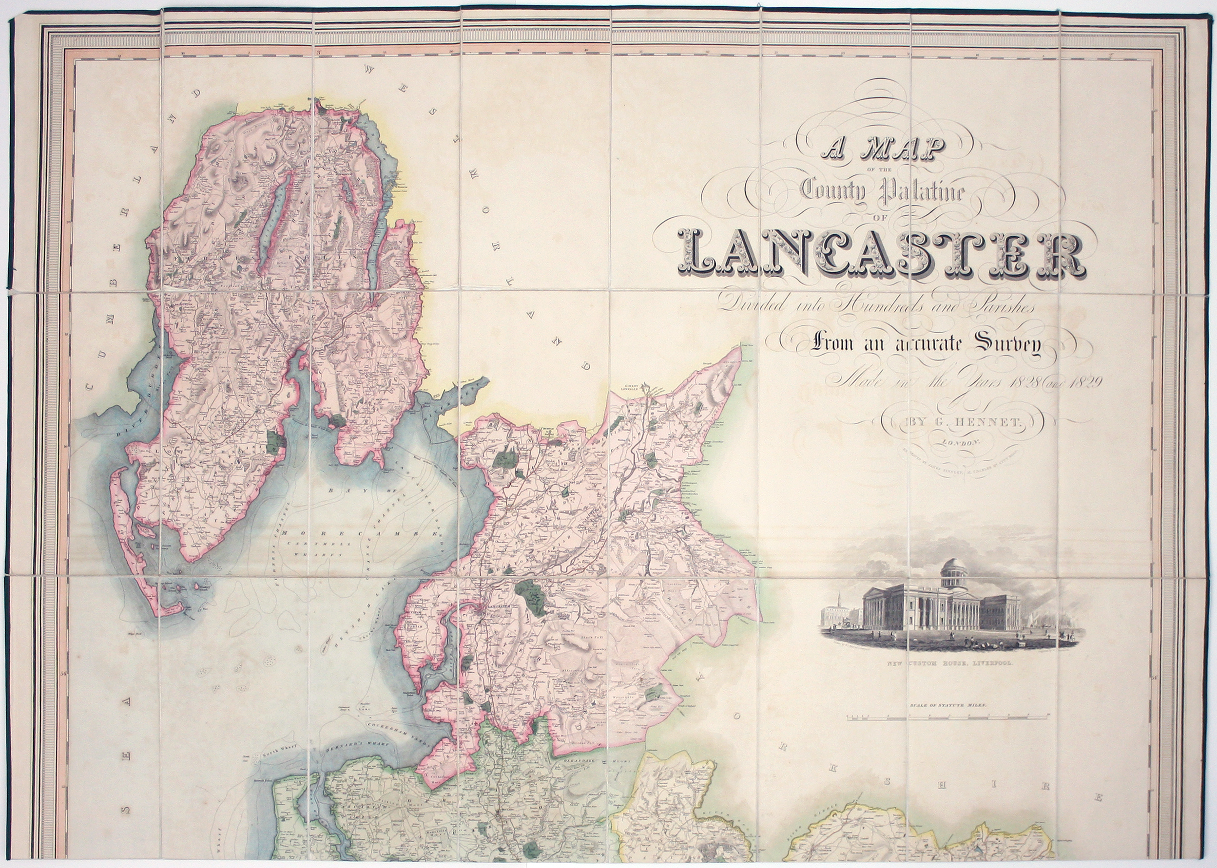 Hennet’s Large-Scale Map of Lancashire
