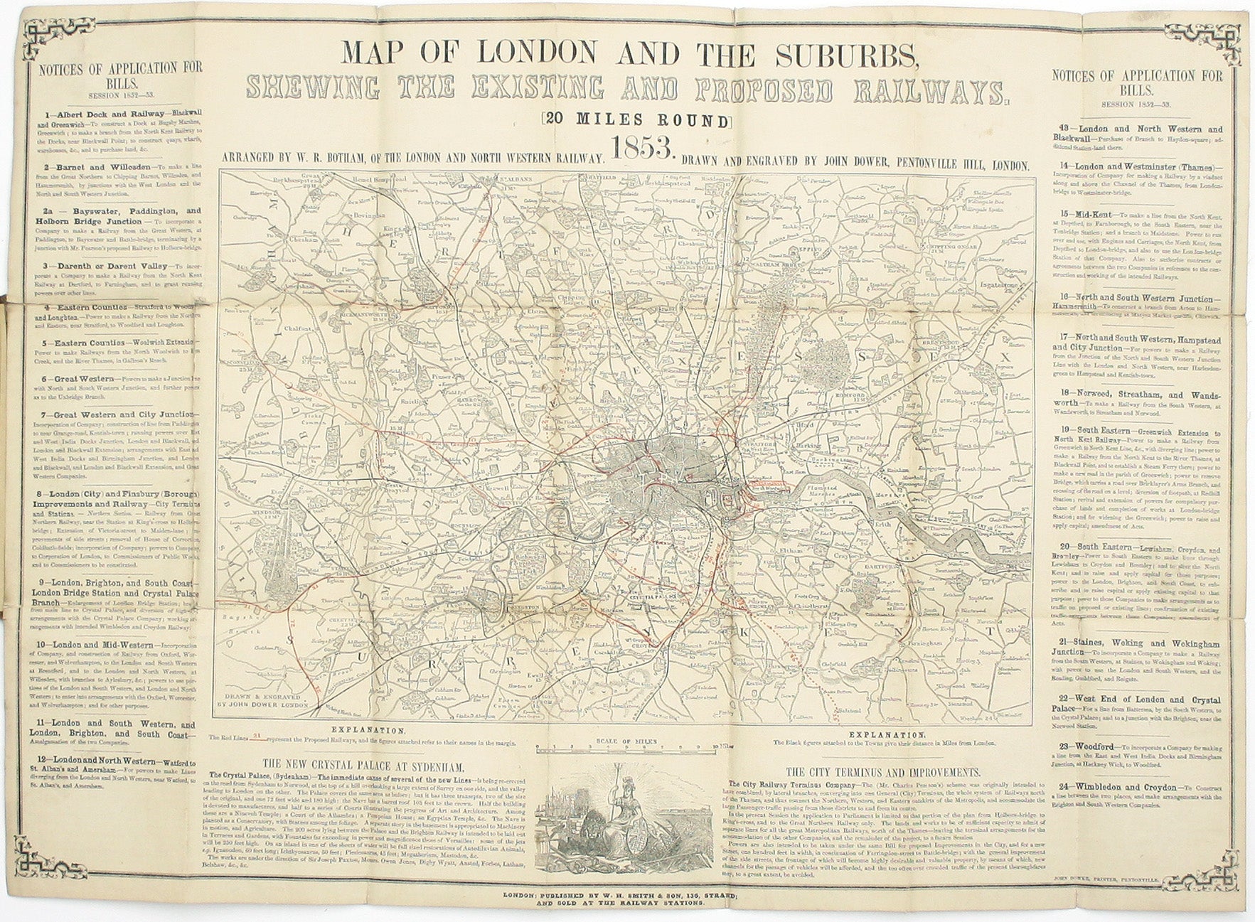 WH Smith’s Map of the Crystal Palace Railway Boom