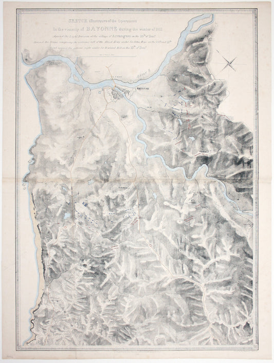 Wyld’s Map of the Battles of the Nive