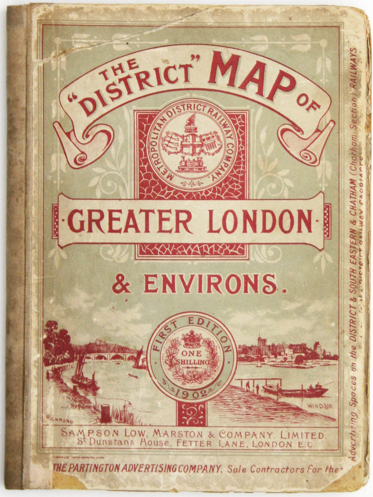 District Railway Map of Greater London – First Edition