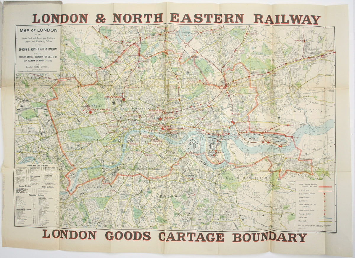 LNER Cartage Boundary Map