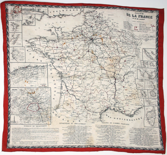Renault’s Mouchoire Militaire Map of France