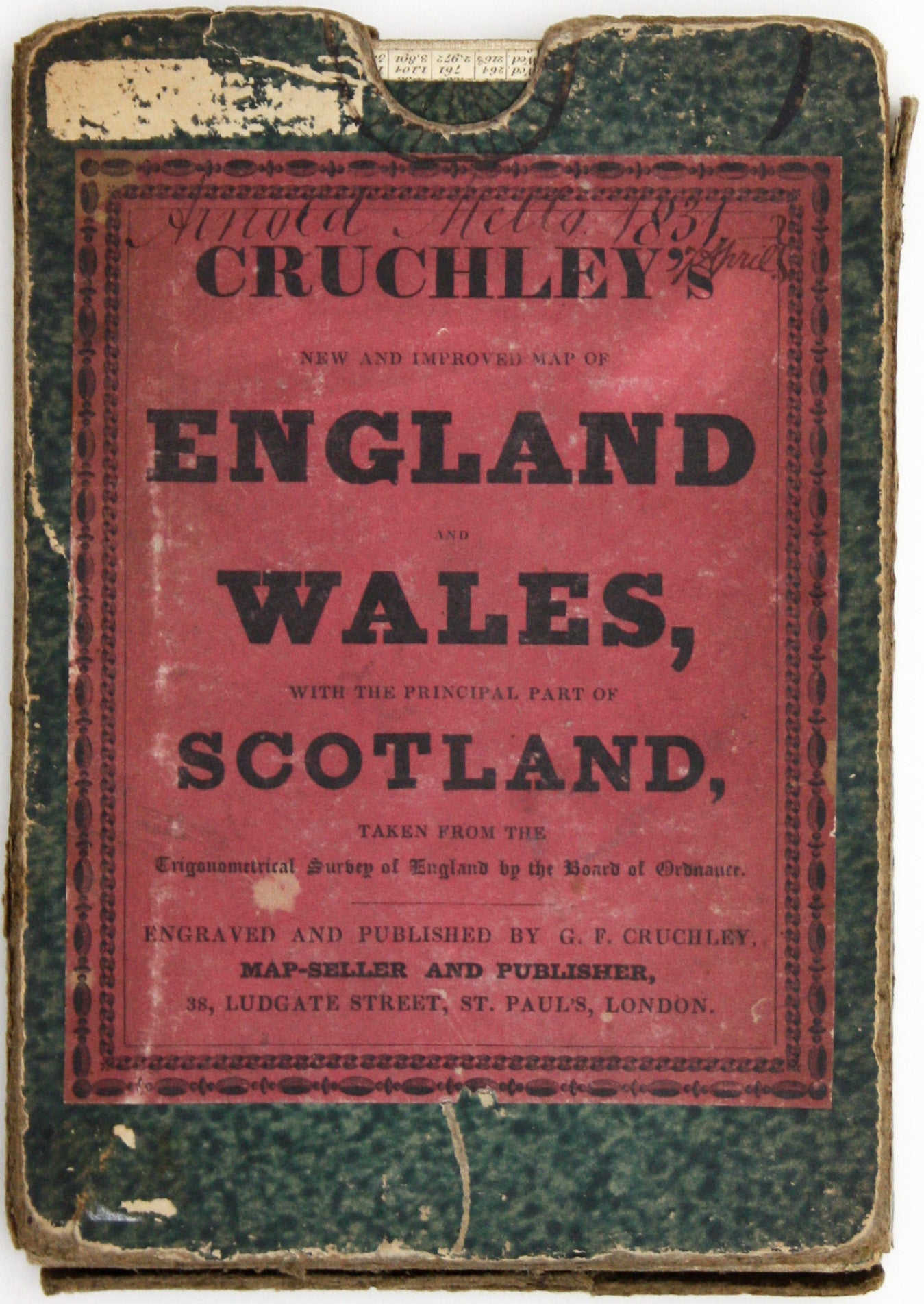 Cruchley’s Map of England & Wales, Annotated