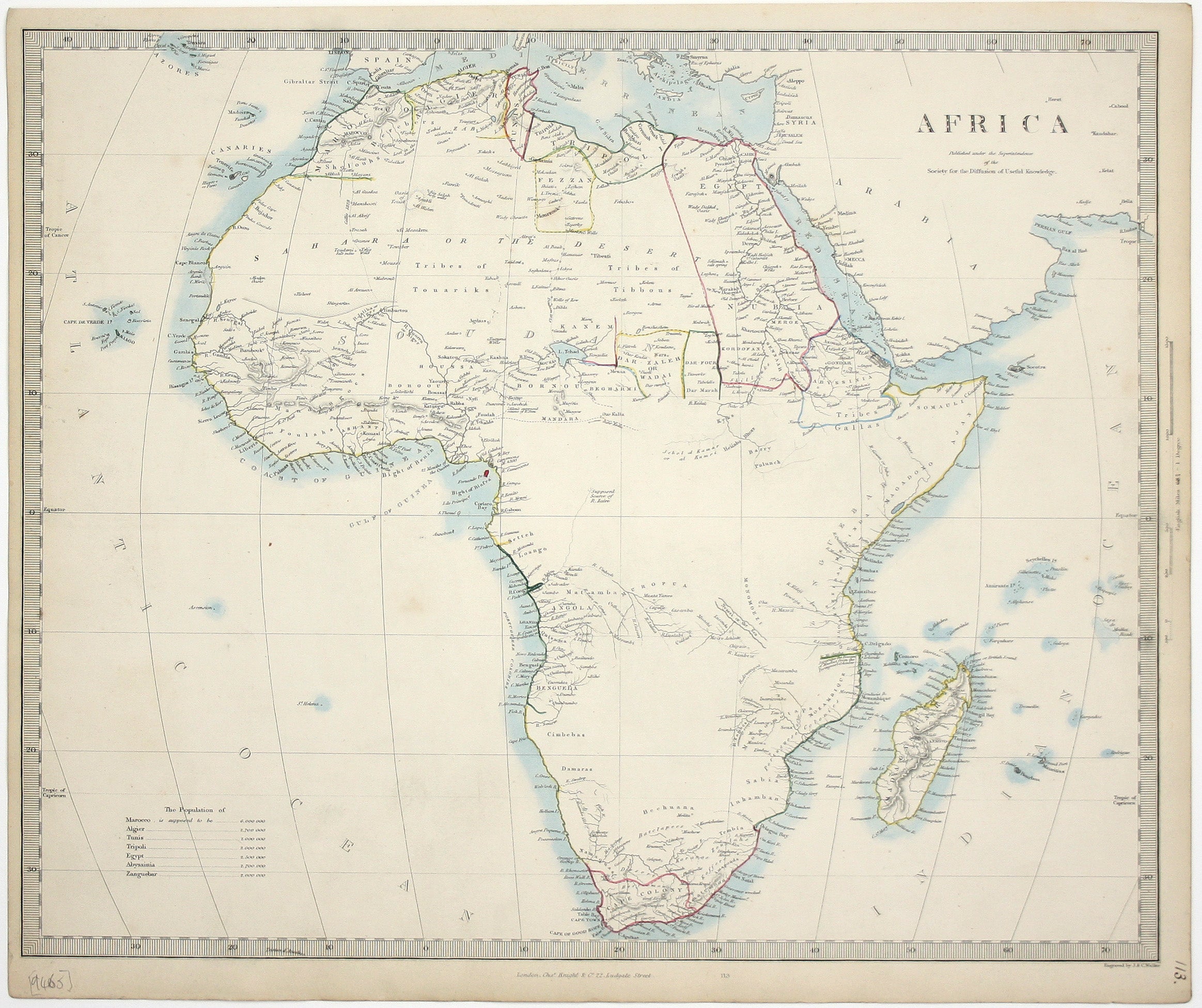 SDUK Map of Africa