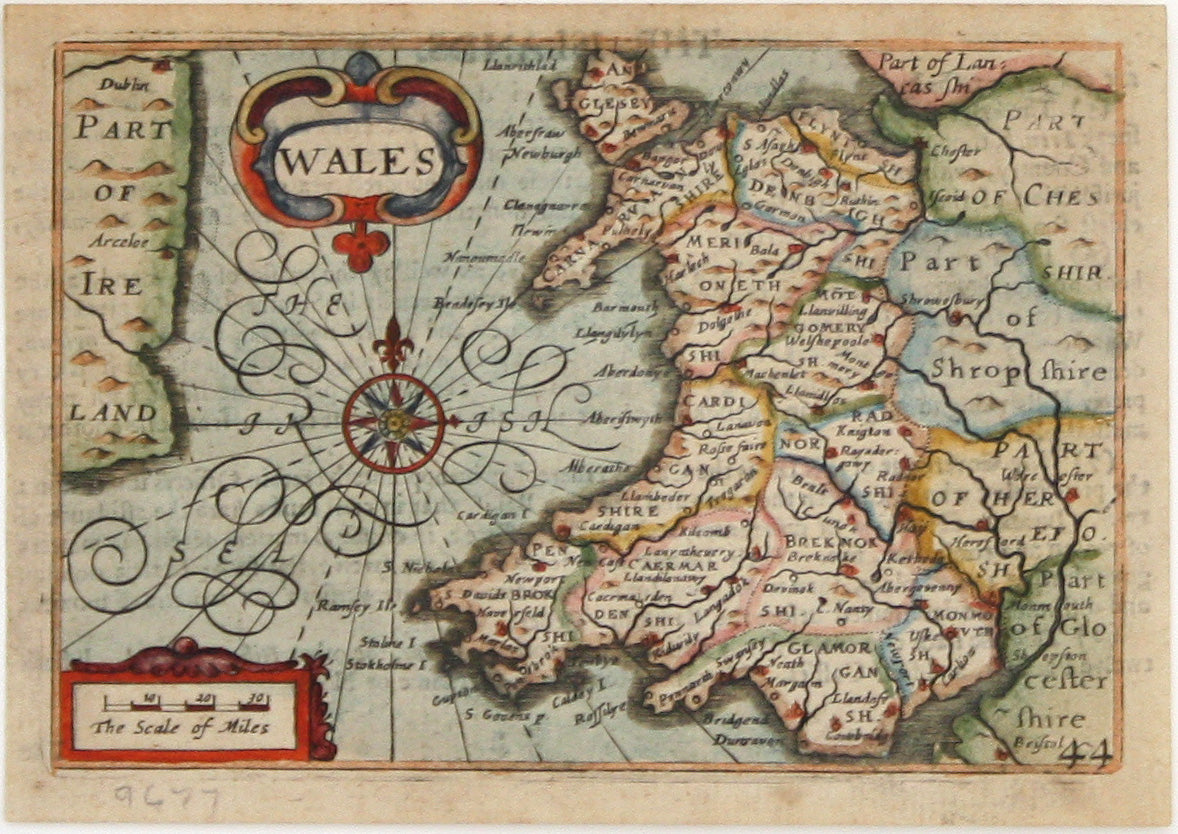 Speed’s Miniature Map of Wales