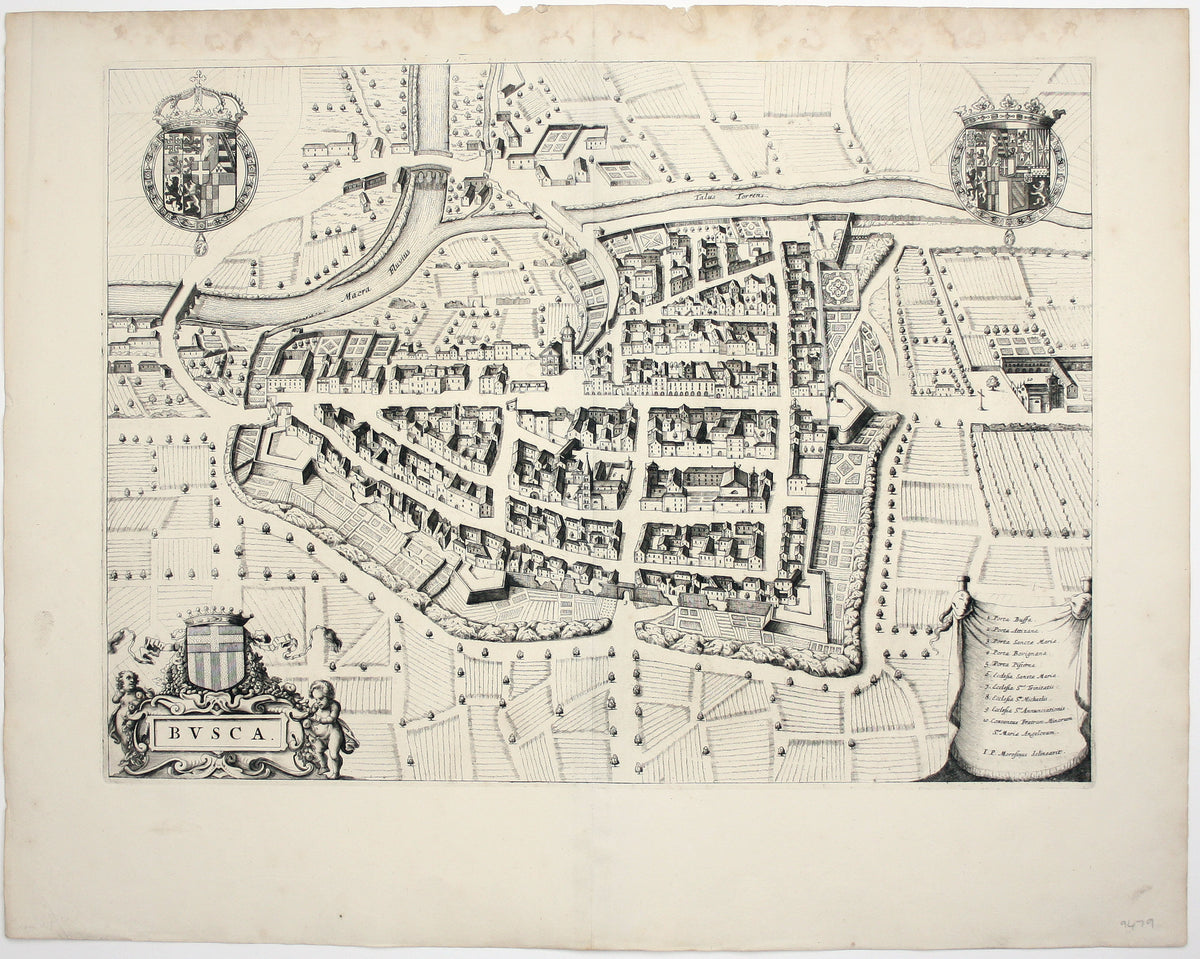 Blaeu’s Busca, near Cuneo in Piedmont