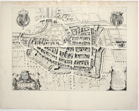 Blaeu’s Busca, near Cuneo in Piedmont